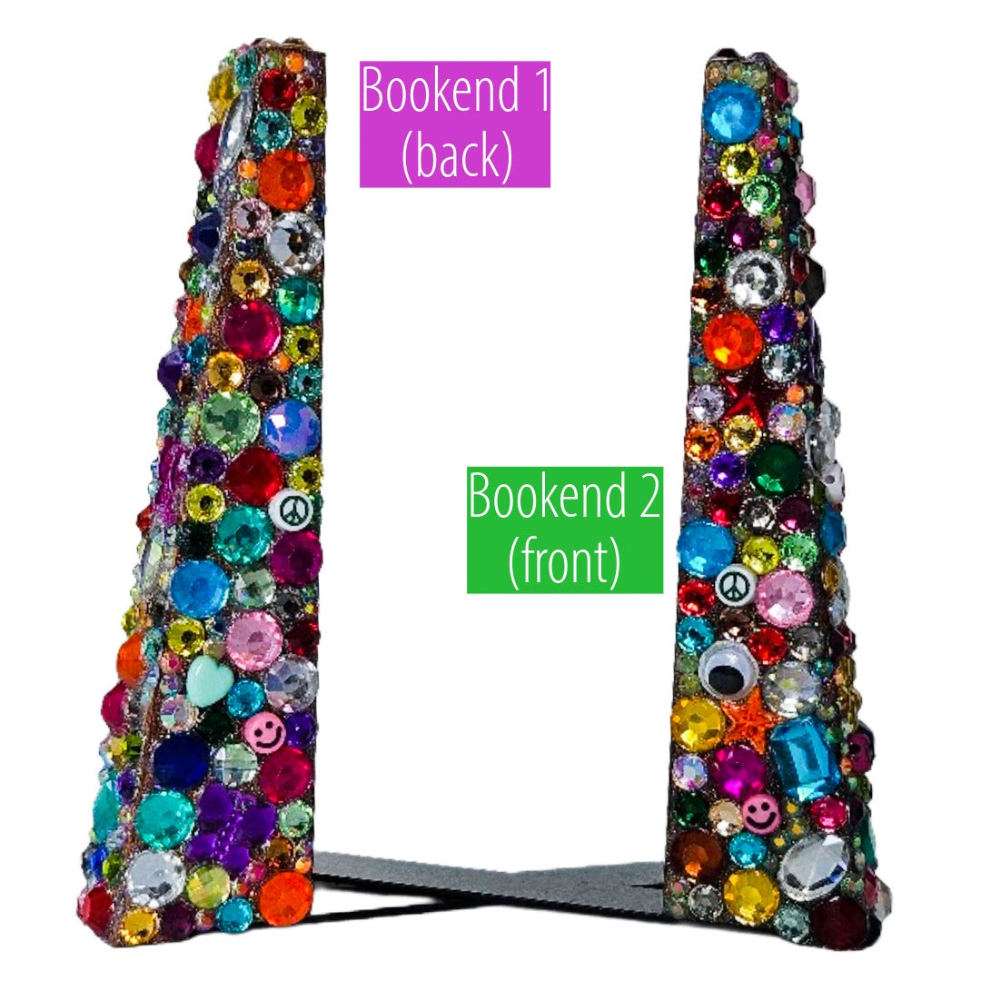 Bedazzled Little Bookends For Hot People