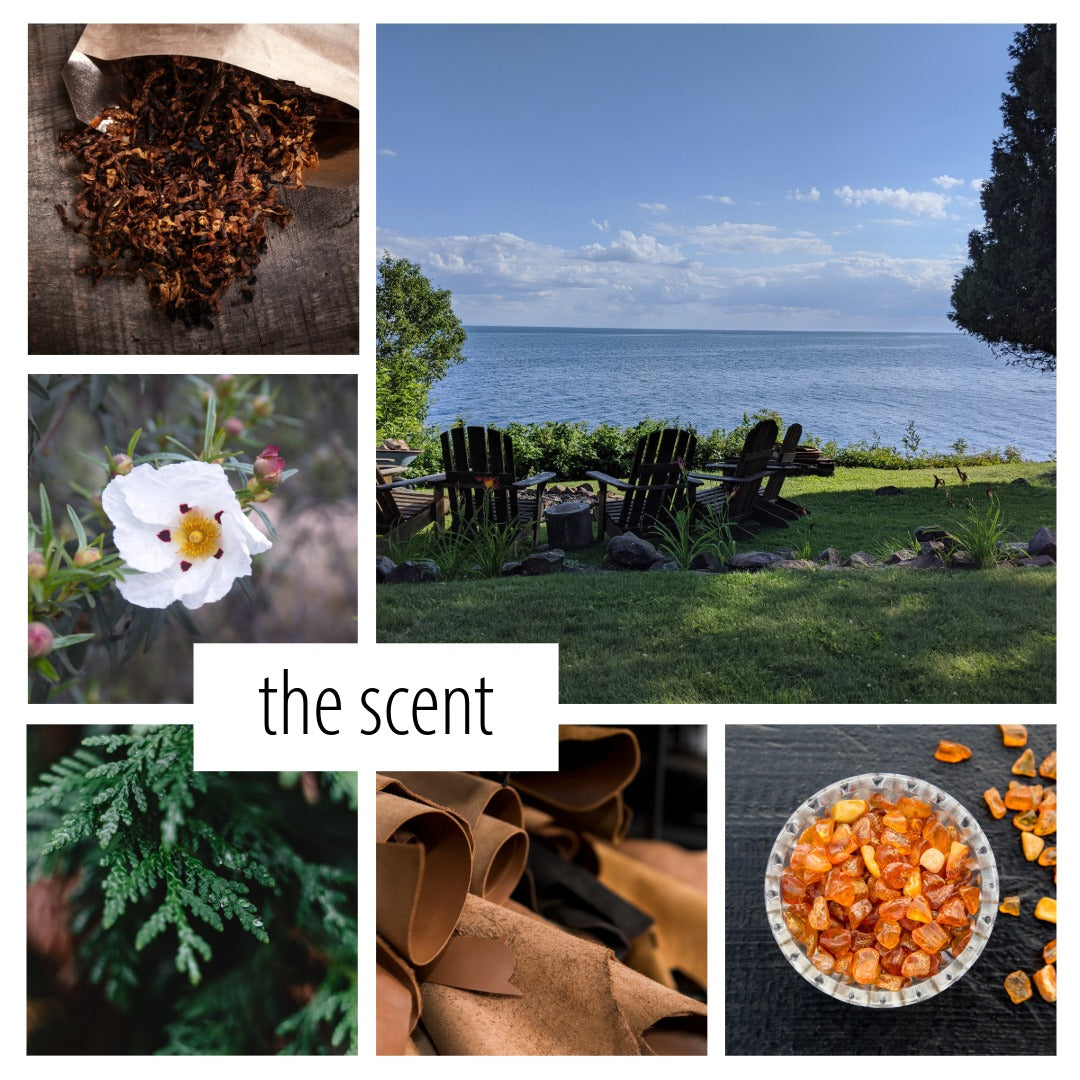 Trey - a candle inspired by Bones a novel by K.L. Speer