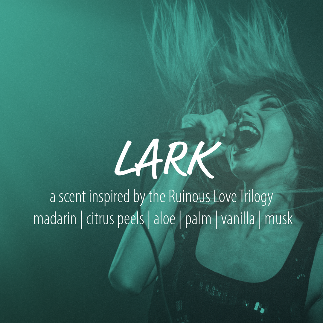 Lark Montague— a scent inspired by Brynne Weaver’s NYT bestselling novel Leather & Lark