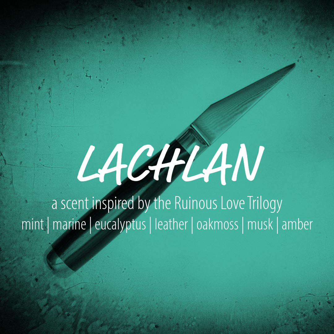 Lachlan Kane—a scent inspired by Brynne Weaver’s NYT bestselling novel Leather & Lark