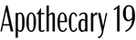 Apothecary 19 logo