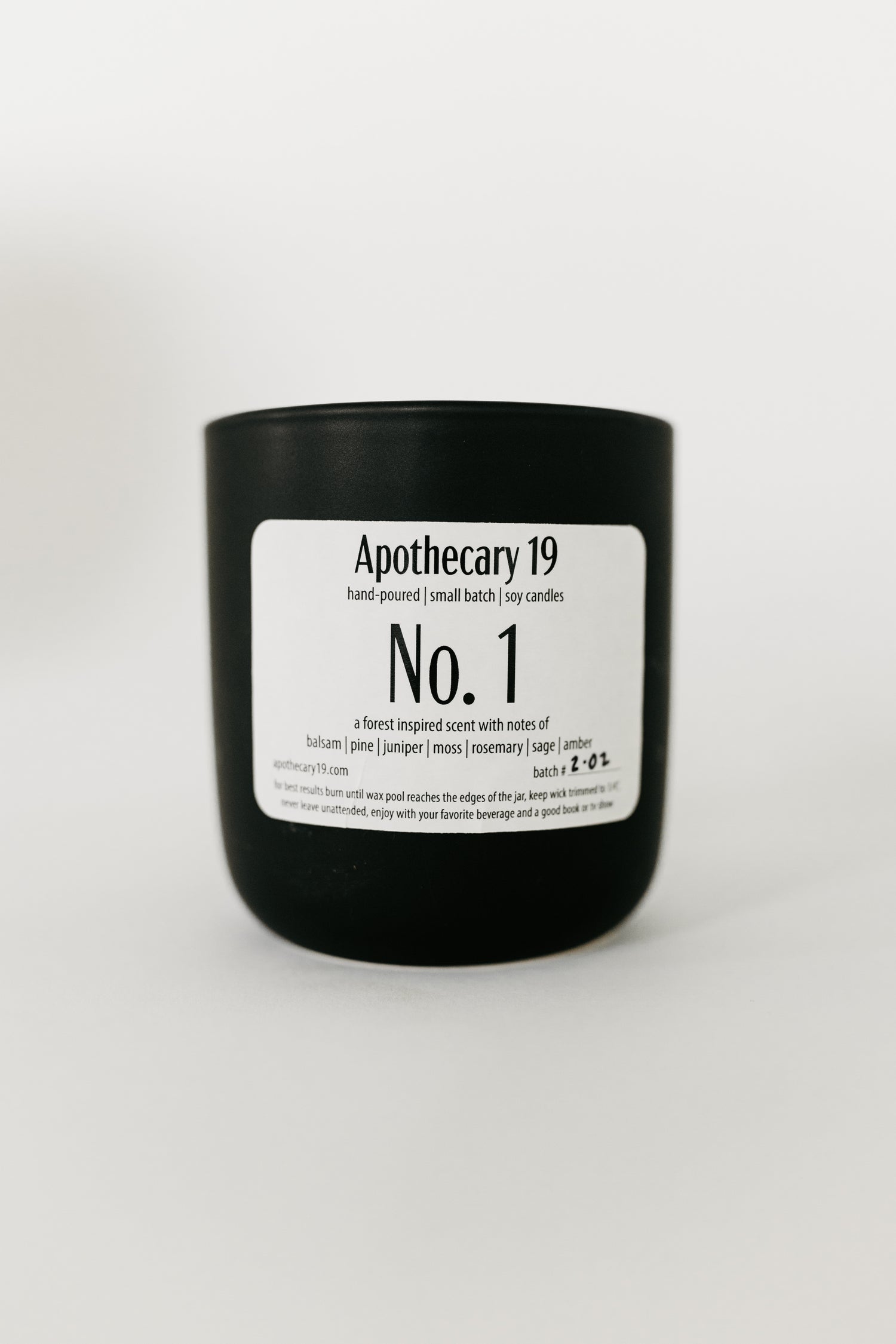 No. 01 — a forest inspired scent