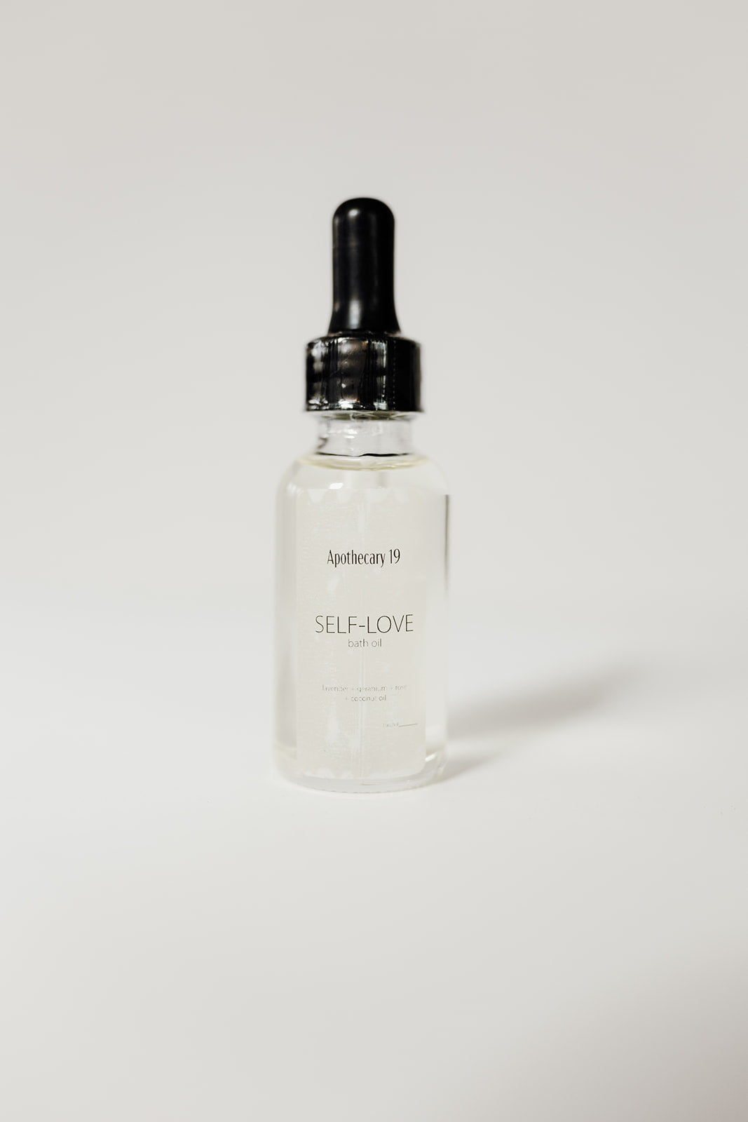 Self-Love Bath Oil - lavender + geranium + rose blend