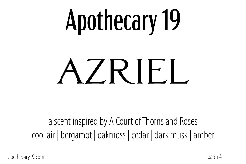Azriel - an Officially Licensed Candle Inspired by A Court of Thorns and Roses