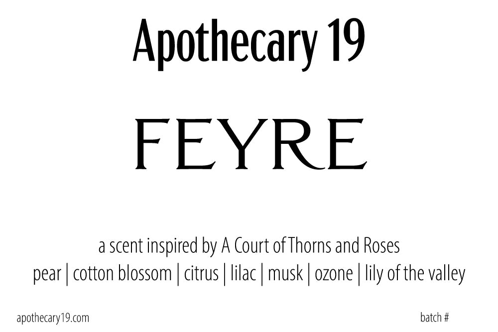 Feyre - an Officially Licensed Candle Inspired by A Court of Thorns and Roses