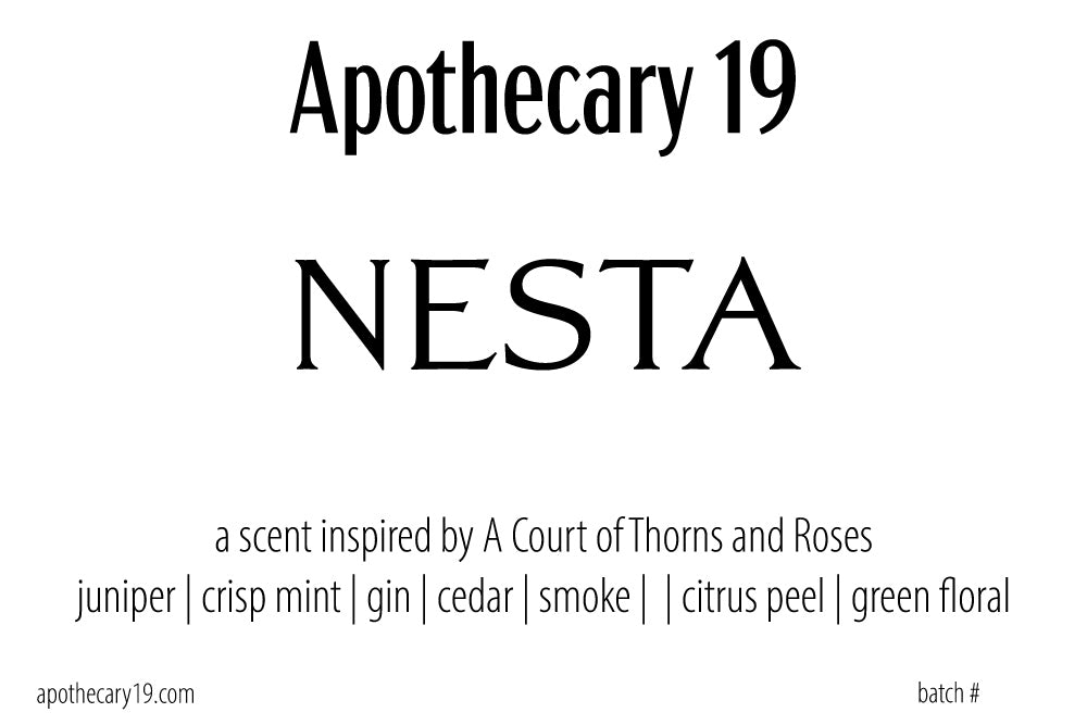 Nesta - an Officially Licensed Candle Inspired by A Court of Thorns and Roses