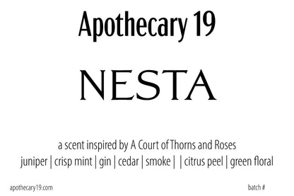 Nesta - an Officially Licensed Candle Inspired by A Court of Thorns and Roses