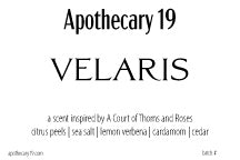 Velaris - an Officially Licensed Candle Inspired by A Court of Thorns and Roses