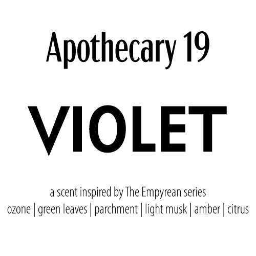 Violet - a scent inspired by the Empyrean series by Rebecca Yarros