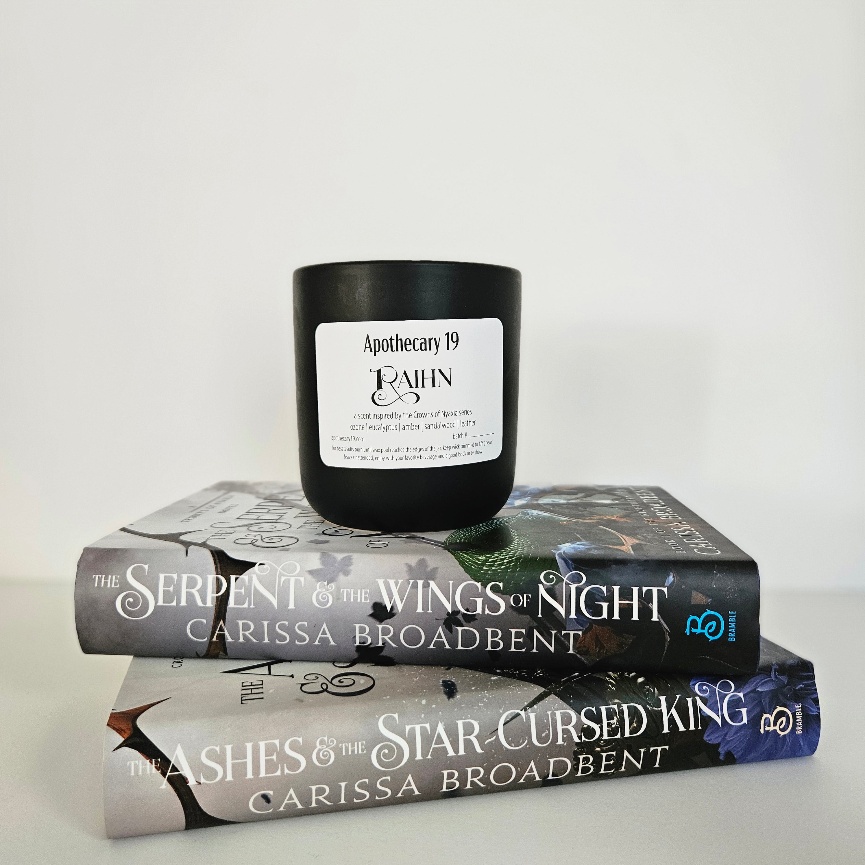 Raihn—a scent inspired by Carissa Broadbent’s NYT bestselling Crowns of Nyaxia series