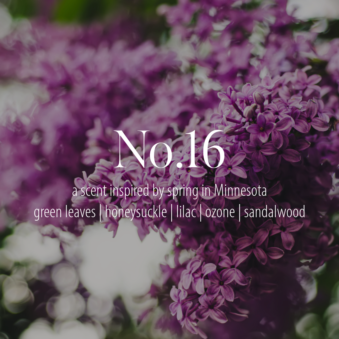 No. 16 — a scent inspired by springs arrival