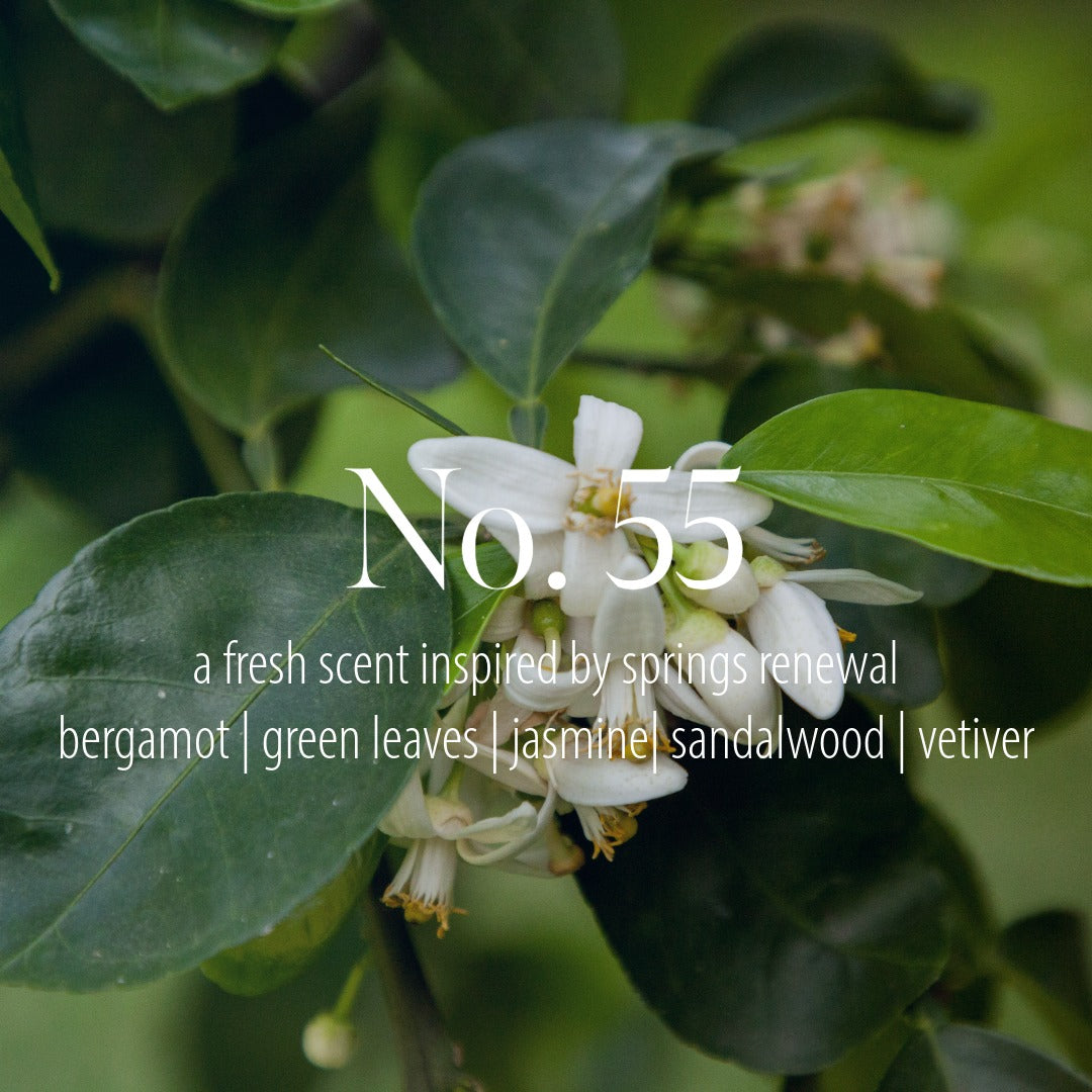 No. 55— a scent inspired by spring&