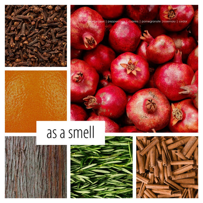 No. 80 – Long Simmer candle: a cozy scent of orange, clove, and pomegranate