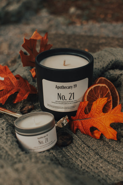 No. 21 - a fall scent inspired by the first signs of fall