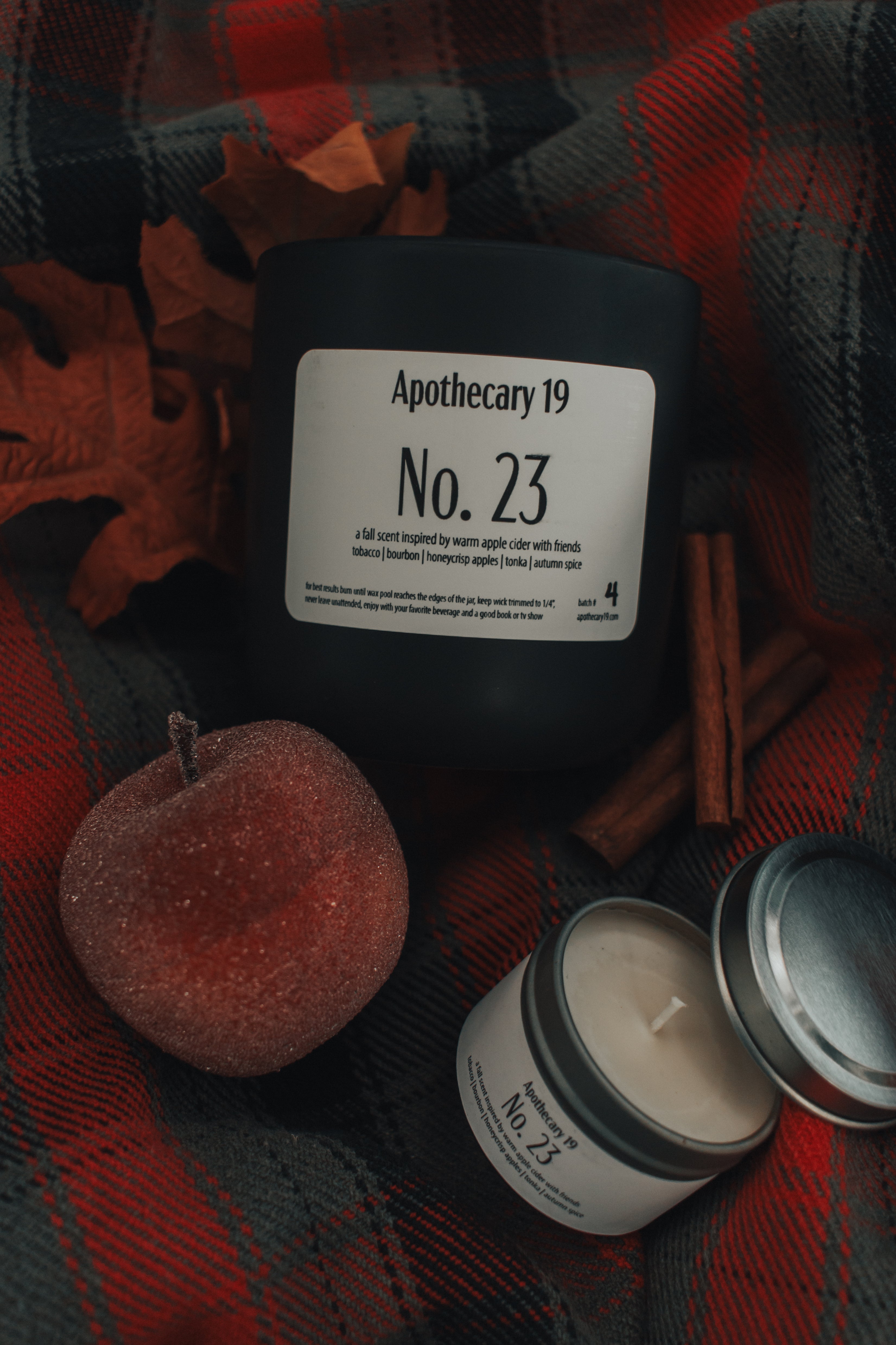 No. 23 - a fall scent inspired by warm apple cider with friends