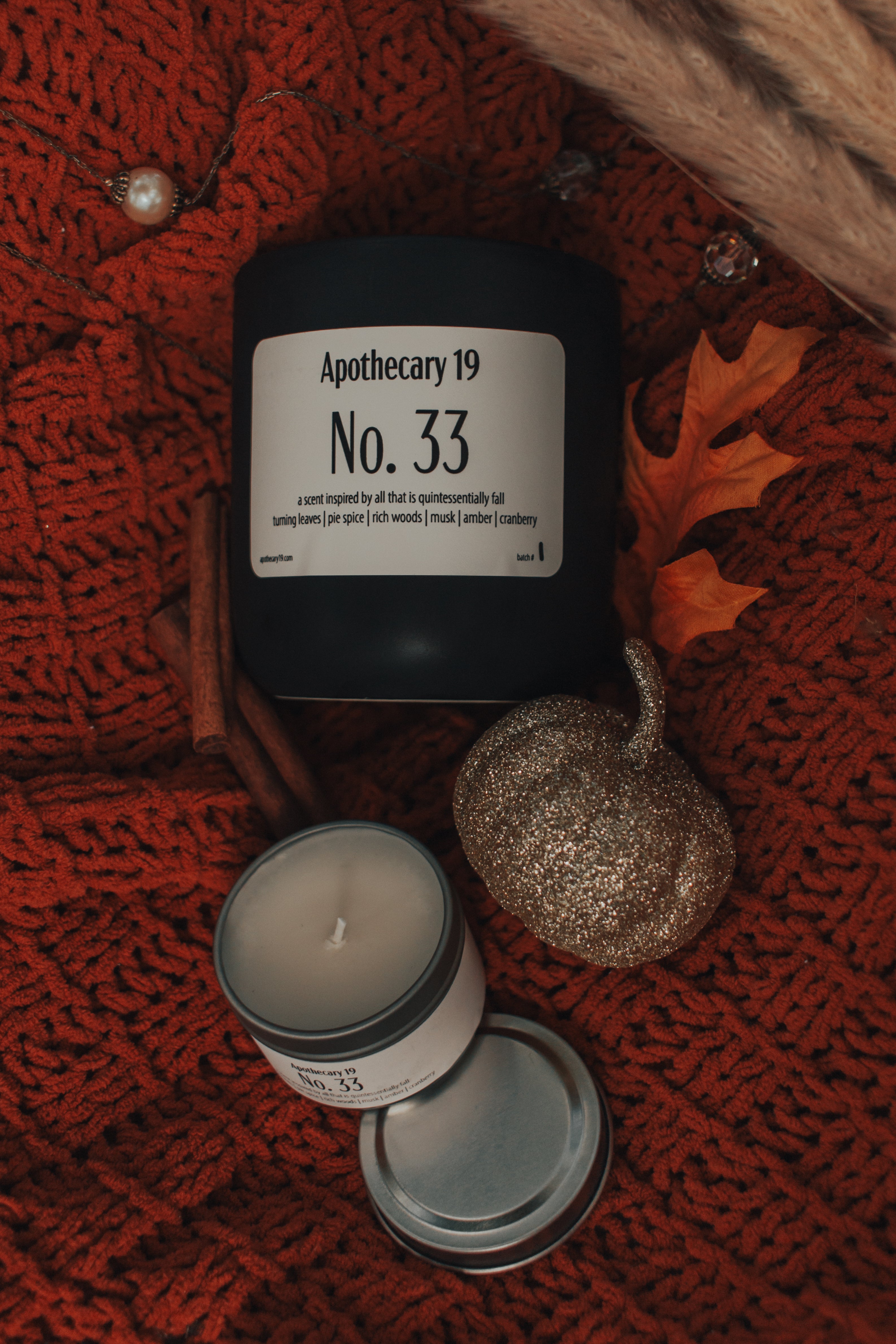 No. 33 - a scent inspired by all things quintessentially fall