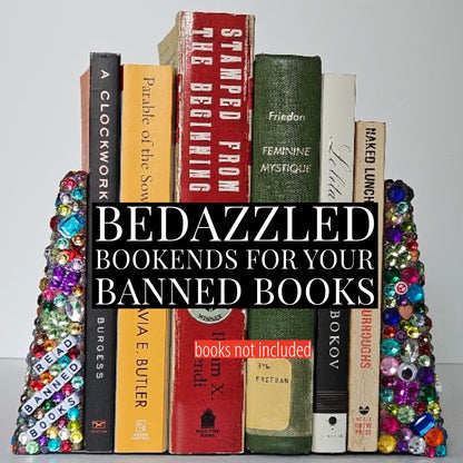 Bedazzled Bookends - Read Banned Books