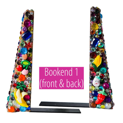Smutty Little Bedazzled Bookends