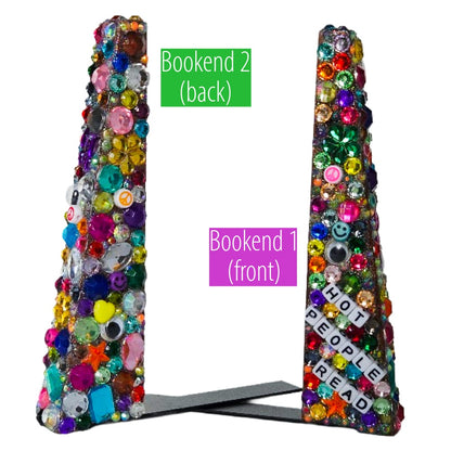 Bedazzled Little Bookends For Hot People