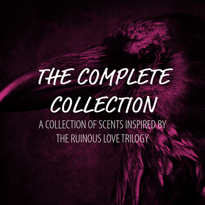 The Ruinous Love Collection— a collection of scents inspired by Brynne Weaver’s NYT bestselling trilogy