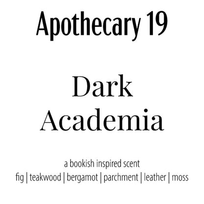 Dark Academia- a bookish scent