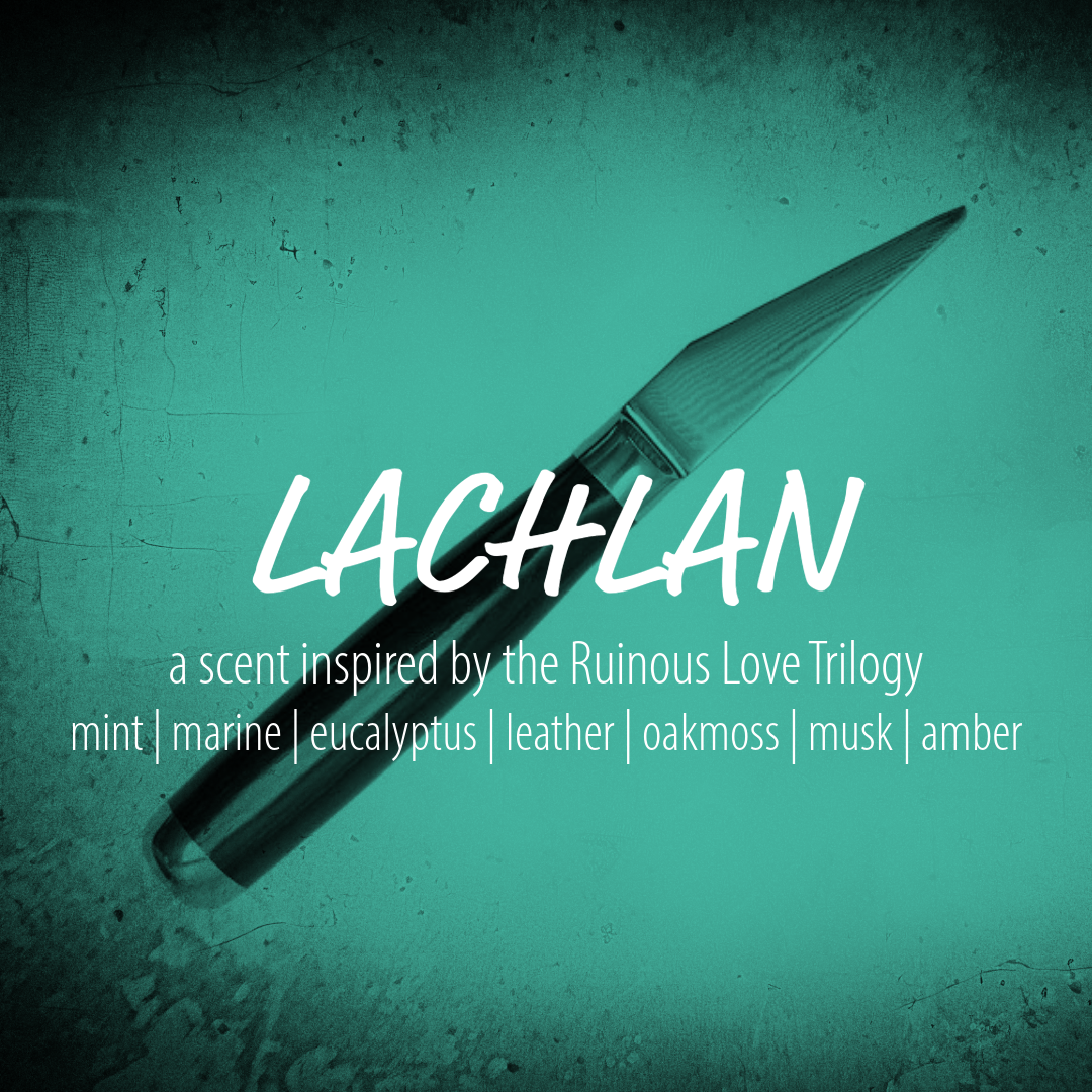 Lachlan Kane—a scent inspired by Brynne Weaver’s NYT bestselling novel Leather &amp; Lark