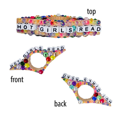 Bedazzled Book Page Holder - Hot Girls Read