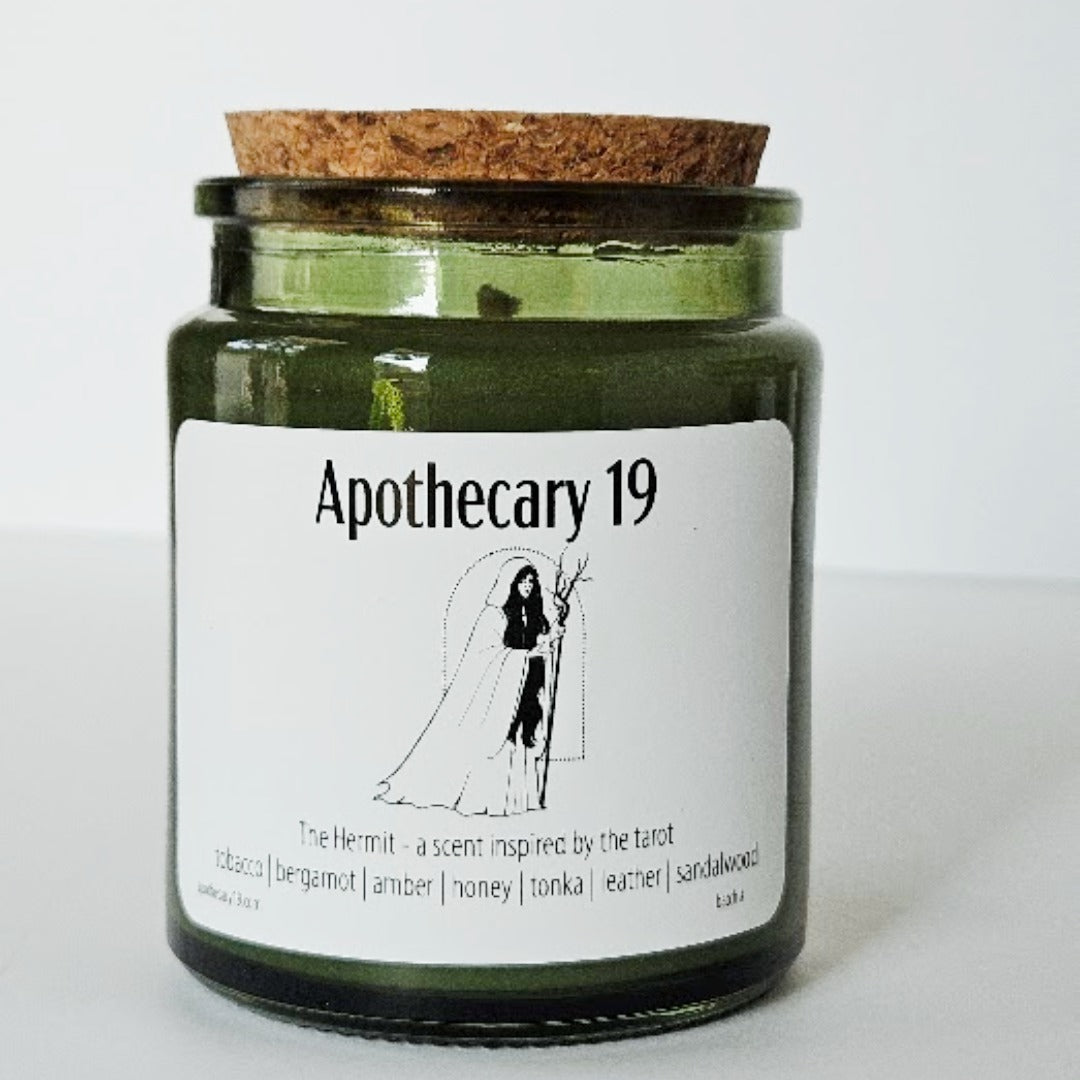 Limited Edition The Hermit Tarot Candle