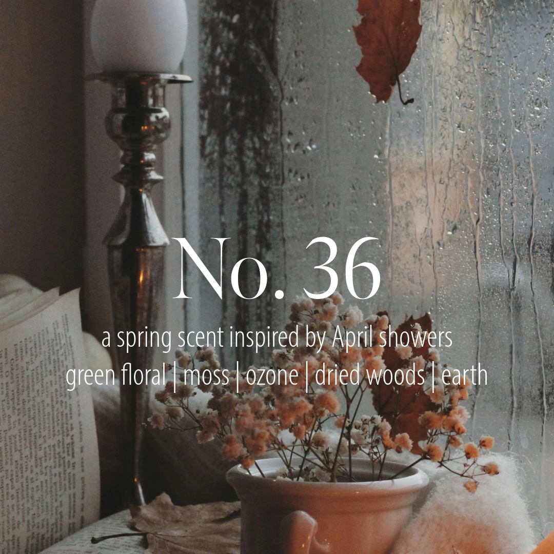 No. 36 — a bright scent inspired by April Showers
