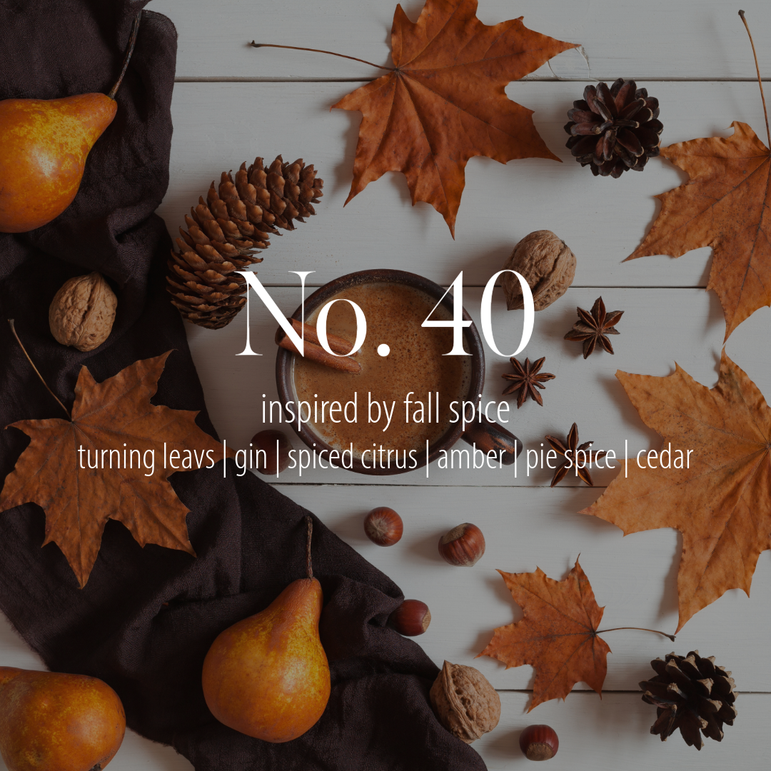 No. 40 - a scent inspired by essential fall spices