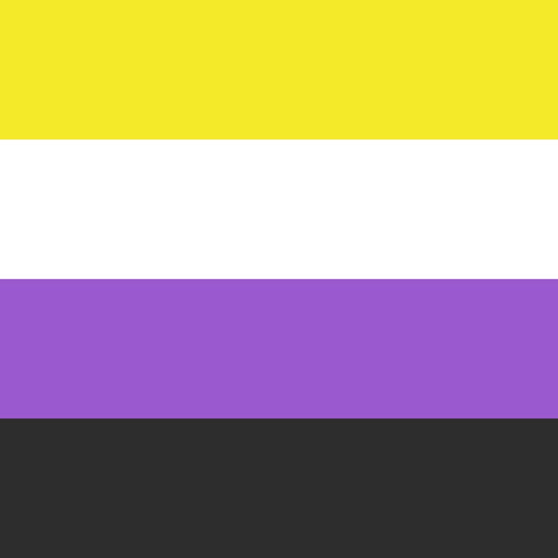 Nonbinary Flag Book Stack Earrings
