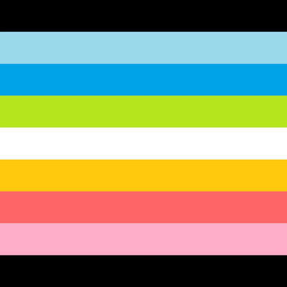 Queer Flag Book Stack Earrings
