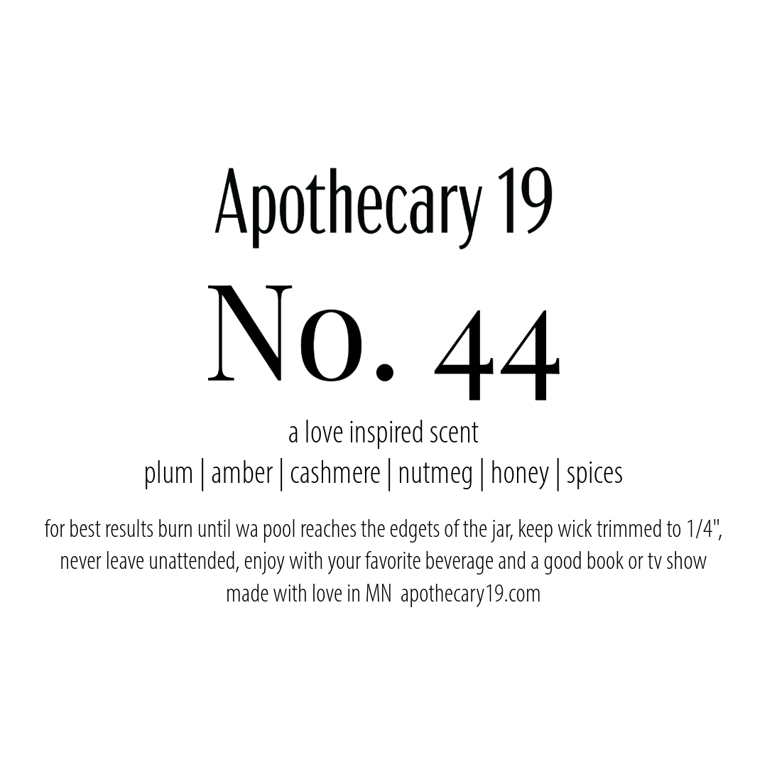 No. 44 - a scent inspired by love