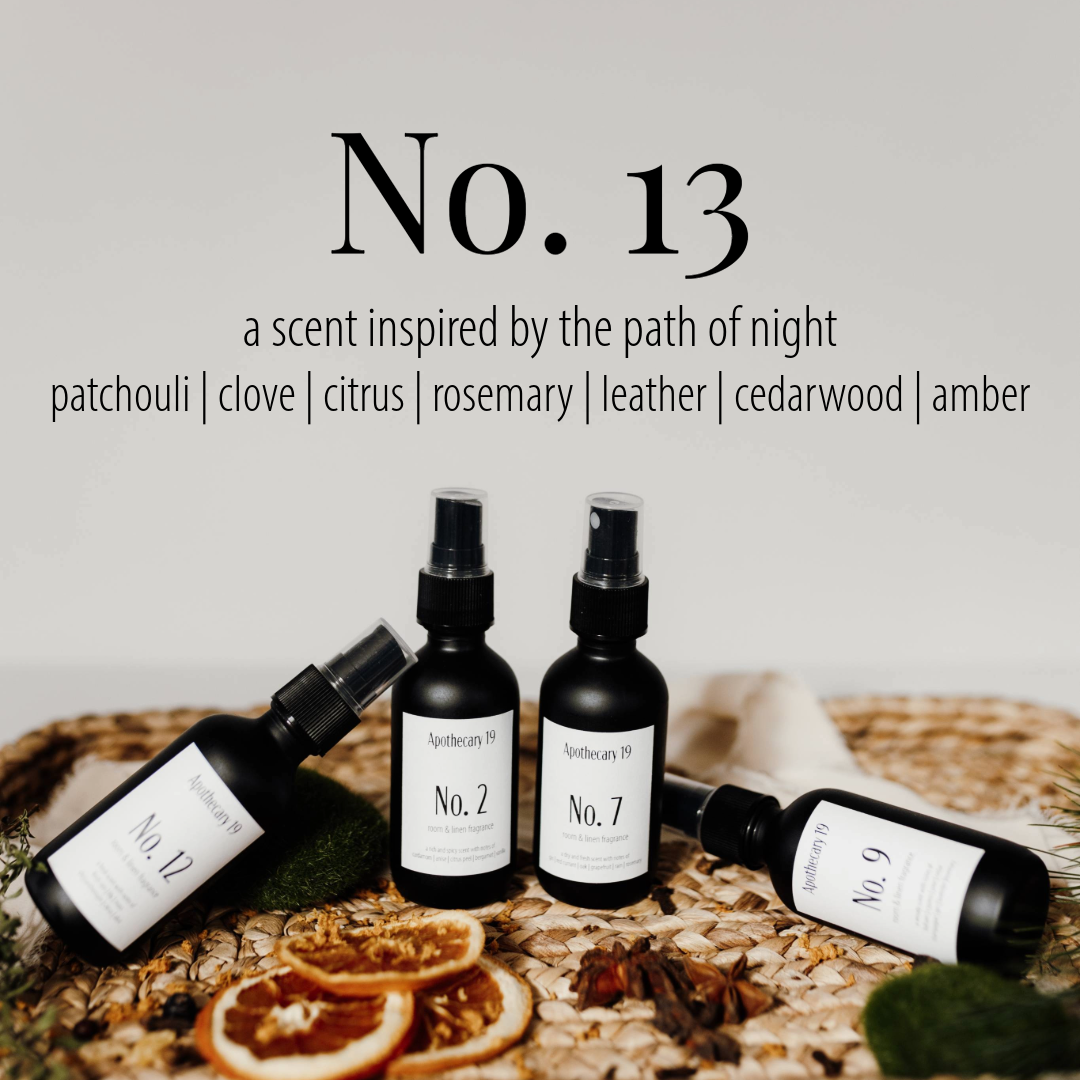 Room & Linen Spray | No. 13 - a scent inspired by the path of night