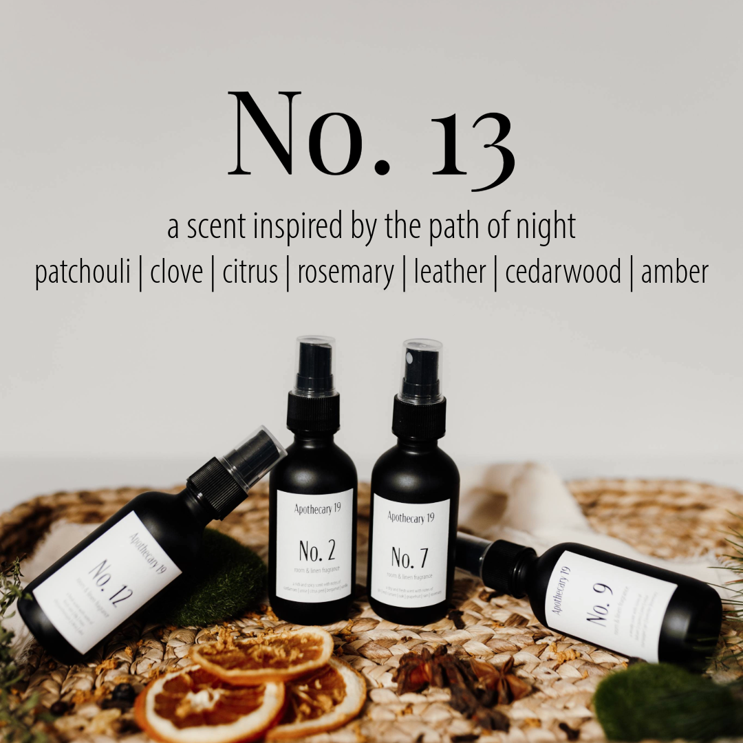 Room &amp; Linen Spray | No. 13 - a scent inspired by the path of night