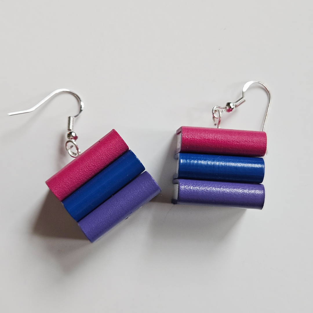 Pride Book Stack Earrings