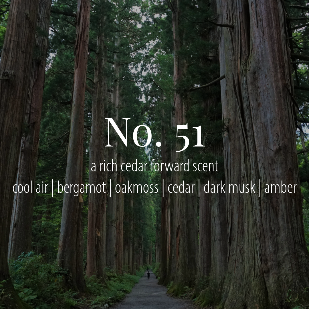 No. 51 - a rich cedar forward scent