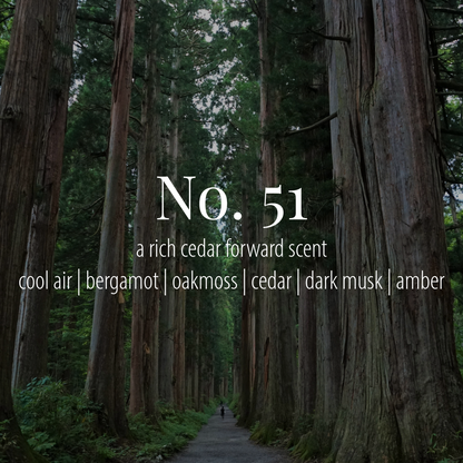 No. 51 - a rich cedar forward scent