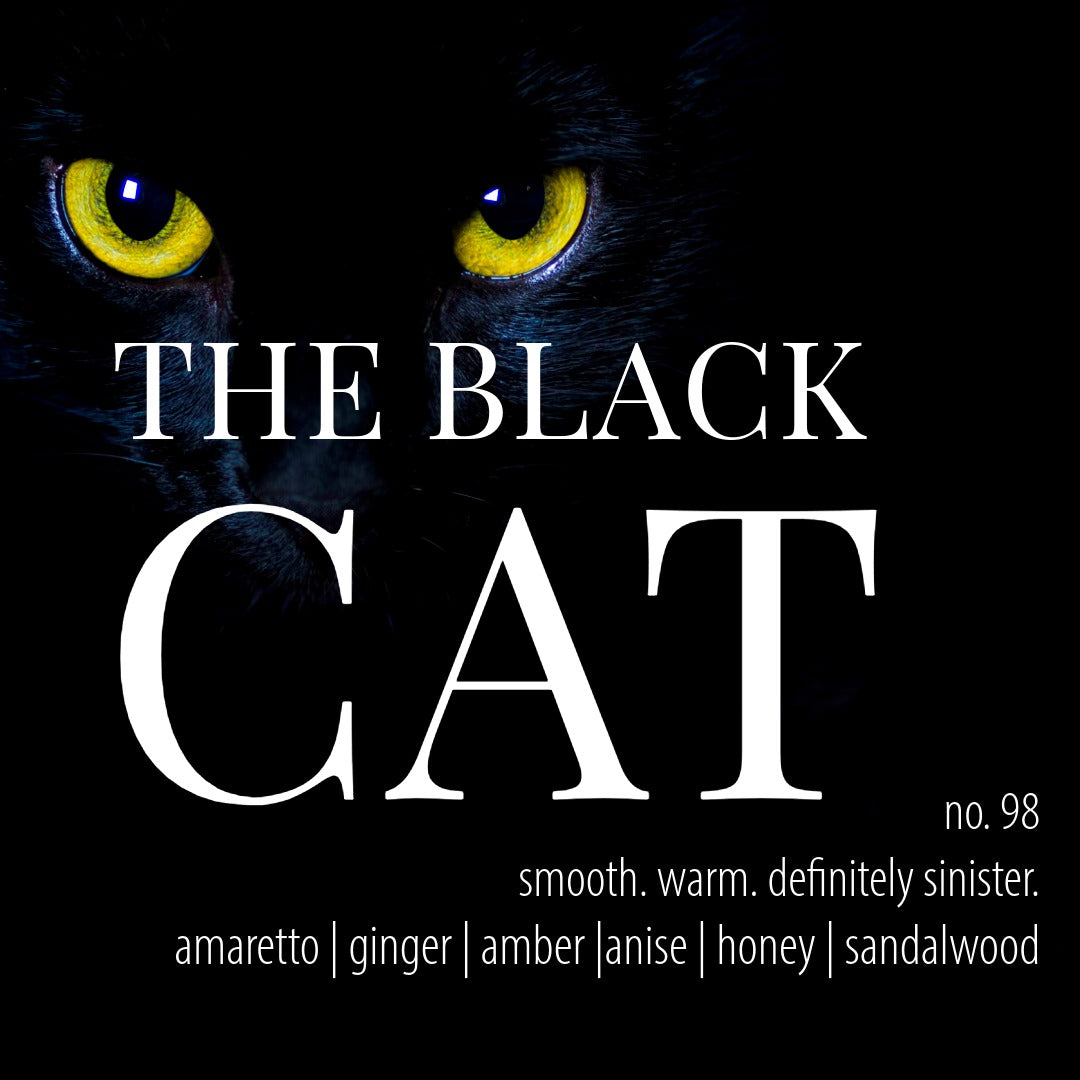 No. 98 – THE BLACK CAT PERFUME: a sinister scent of amaretto and sandalwood