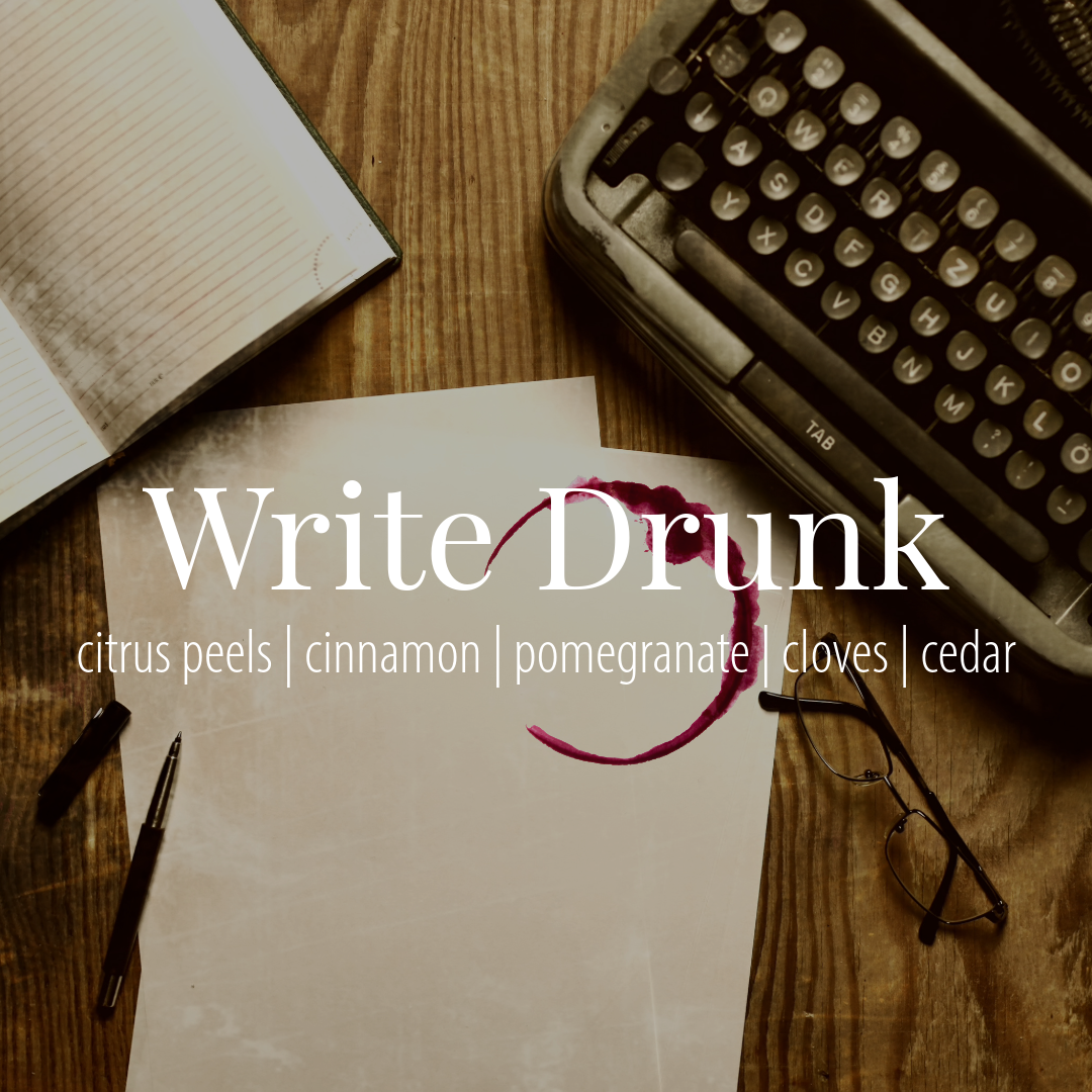 Write Drunk - a bookish inspired scent