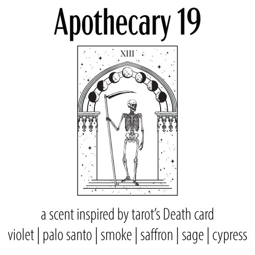 Death - a tarot inspired scent of endings and transformation