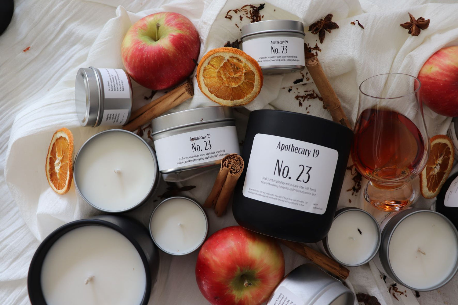 No. 23 - a fall scent inspired by warm apple cider with friends