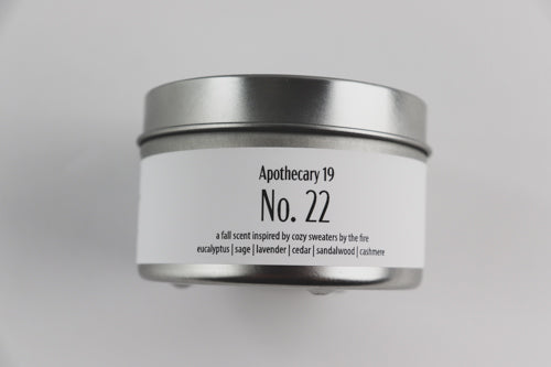 No. 22 - a fall scent inspired by cozy sweaters by the fire