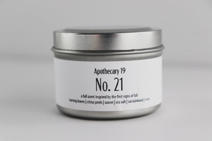 No. 21 - a fall scent inspired by the first signs of fall