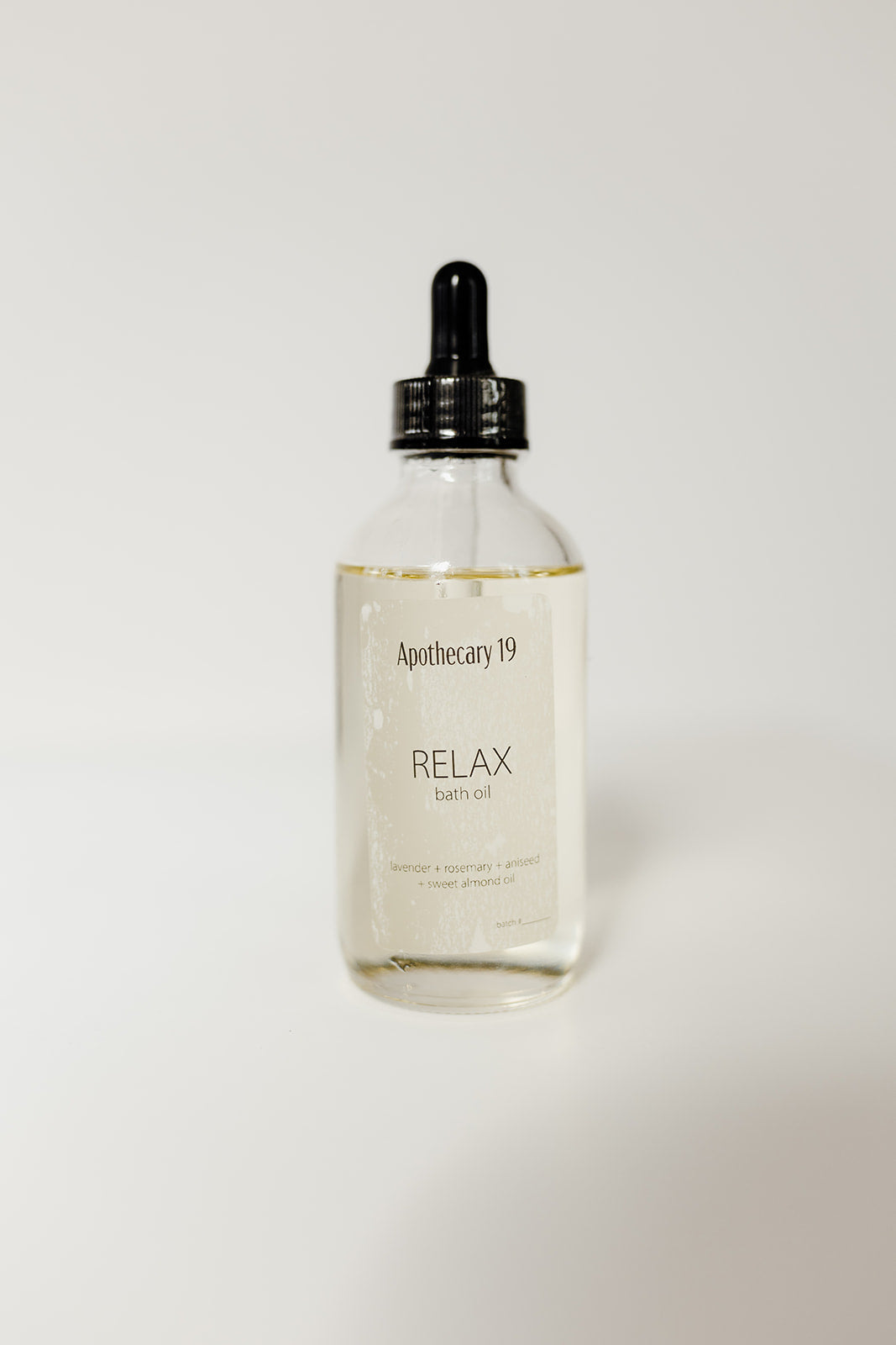 Relax bath oil - lavender + rosemary + aniseed blend