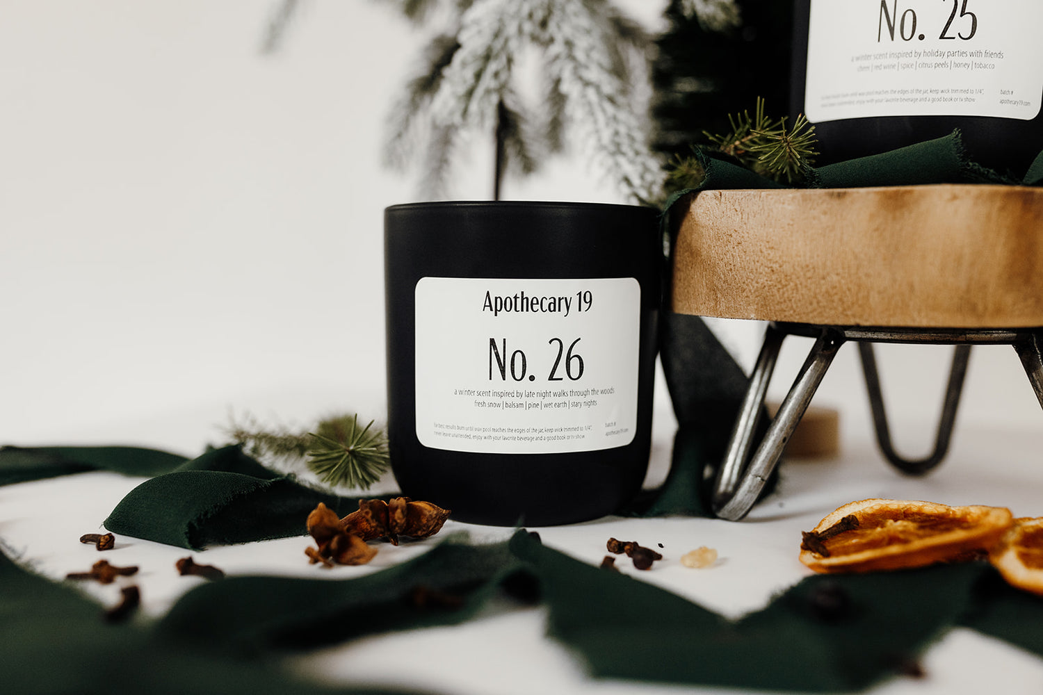 No. 26 - a winter scent inspired by late night walks through the woods