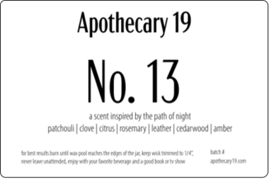 No. 13 - a scent inspired by the path of night